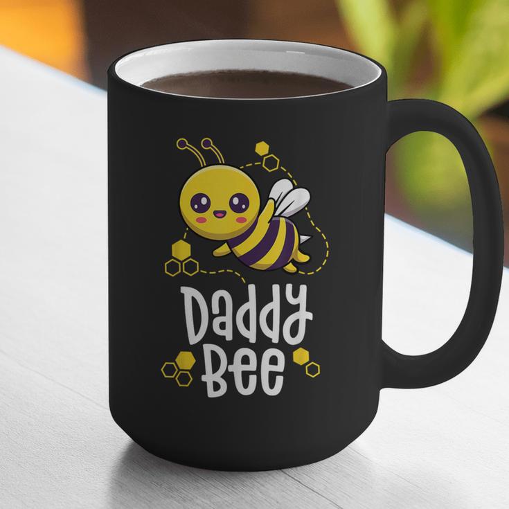 Family Bee Shirts Dad Daddy First Bee Day Outfit Birthday Graphic Print Coffee Mug