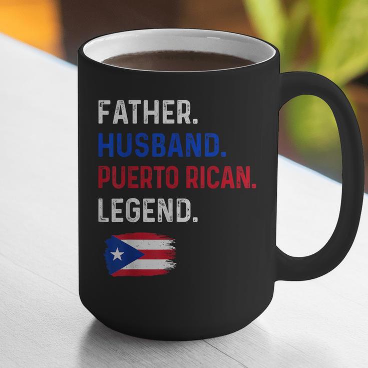 Father Husband Puerto Rican Legend Proud Dad Rico Flag Graphic Print Coffee Mug Father Husband Puerto Rican Legend Proud Dad Rico Flag Graphic Print Coffee Mug