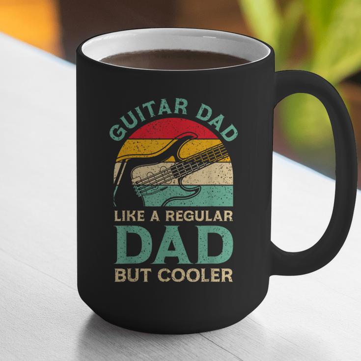 Fathers Day Guitar Dad For Guitarist Music Lover Dad Graphic Print Coffee Mug