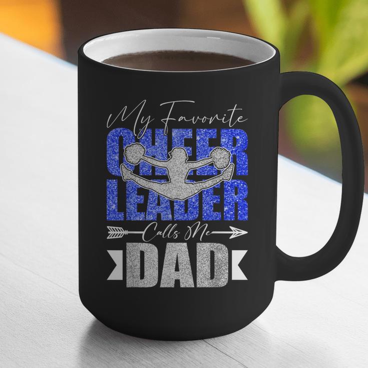 My Favorite Cheerleader Calls Me Dad Cheer Dad Fathers Day Graphic Print Coffee Mug