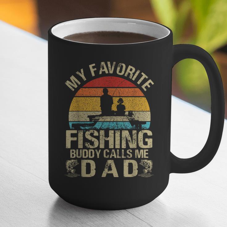 My Favorite Fishing Buddy Calls Me Dad Graphic Print Coffee Mug