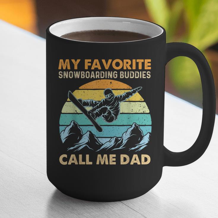 My Favorite Snowboarding Buddies Call Me Dad Snowboarder Graphic Print Coffee Mug