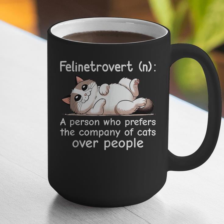 Felinetrovert Definition Cat Lover Introvert Humor Cats Graphic Print Coffee Mug Felinetrovert Definition Cat Lover Introvert Humor Cats Graphic Print Coffee Mug