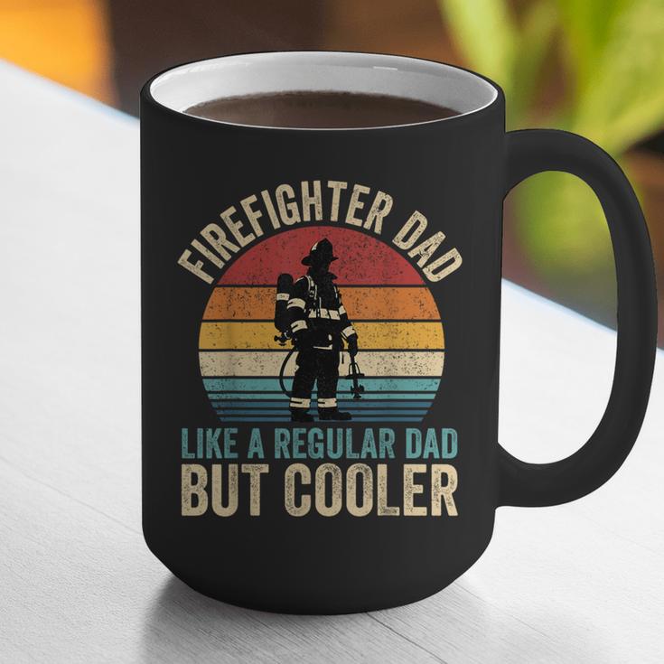Firefighter Dad Like Regular Dad But Cooler Father's Day Graphic Print Coffee Mug Firefighter Dad Like Regular Dad But Cooler Father's Day Graphic Print Coffee Mug