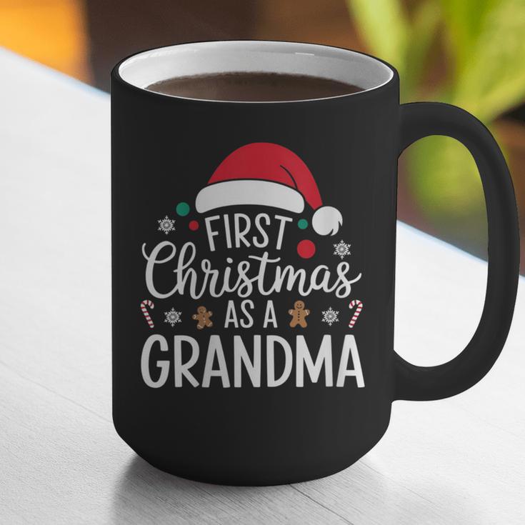 First Christmas As A Grandma Holiday New Grandmother Memory Graphic Print Coffee Mug