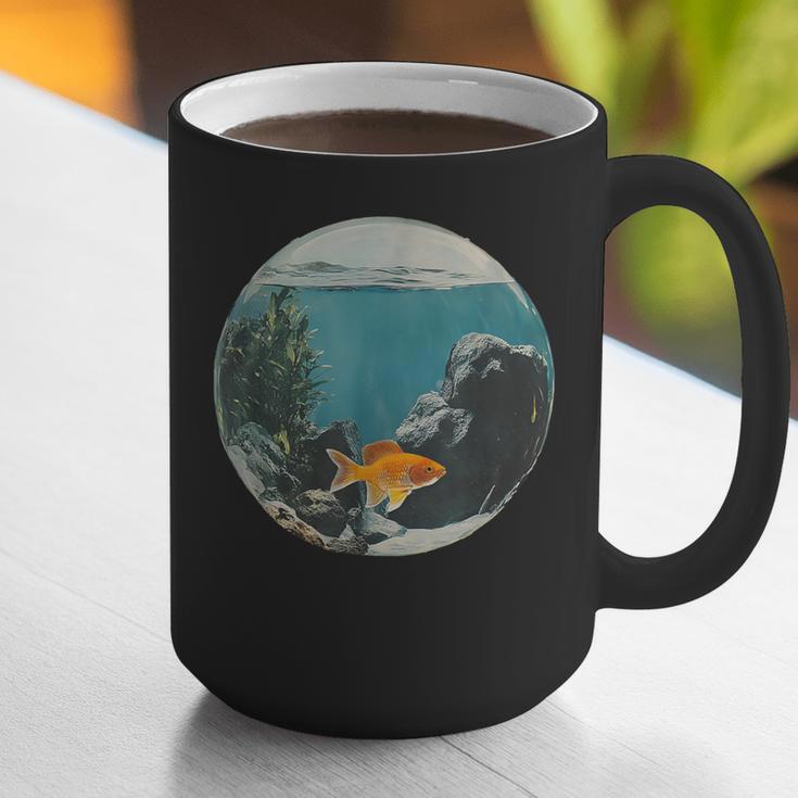 Fish Bowl Frutiger Aero Y2K Retro Vibes Graphic Print Coffee Mug Fish Bowl Frutiger Aero Y2K Retro Vibes Graphic Print Coffee Mug