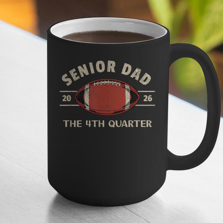 Football Senior Dad 2026 The 4th Quarter Graphic Print Coffee Mug