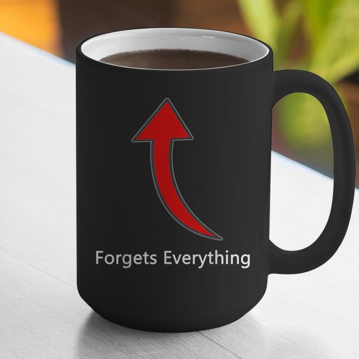 Forgets Everything Bad Memory Graphic Print Coffee Mug Forgets Everything Bad Memory Graphic Print Coffee Mug