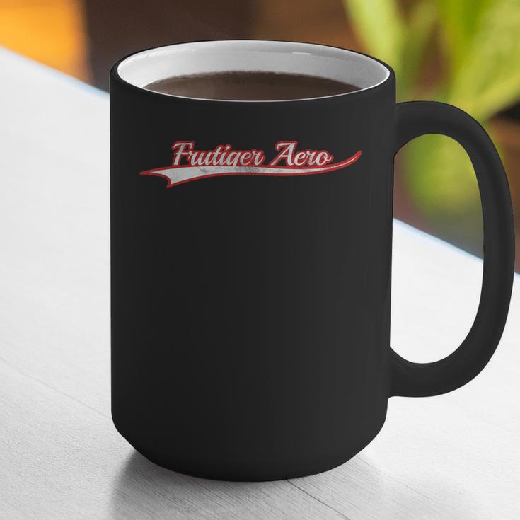 Frutiger Aero Retro Digital Aesthetic Y2K Vintage Varsity Graphic Print Coffee Mug