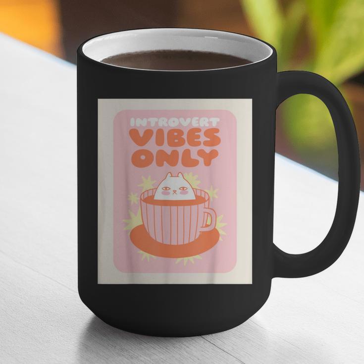 Fun Cool Cute Introvert Cat Character Quote Tea Cup For Men Women Graphic Print Coffee Mug Fun Cool Cute Introvert Cat Character Quote Tea Cup For Men Women Graphic Print Coffee Mug