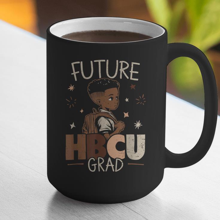 Future HBCU Grad Graduate Afro Boy College Graduation Graphic Print Coffee Mug