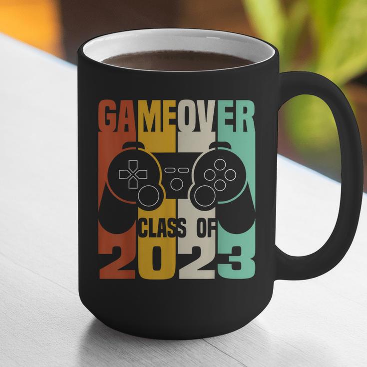 GAME OVER Class Of 2023 Video Games Vintage Graduation Gamer Graphic Print Coffee Mug