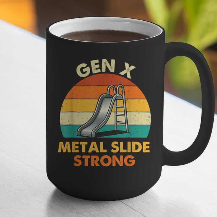 Gen X Slide Strong Generation X Gen Xer Nostalgia Graphic Print Coffee Mug