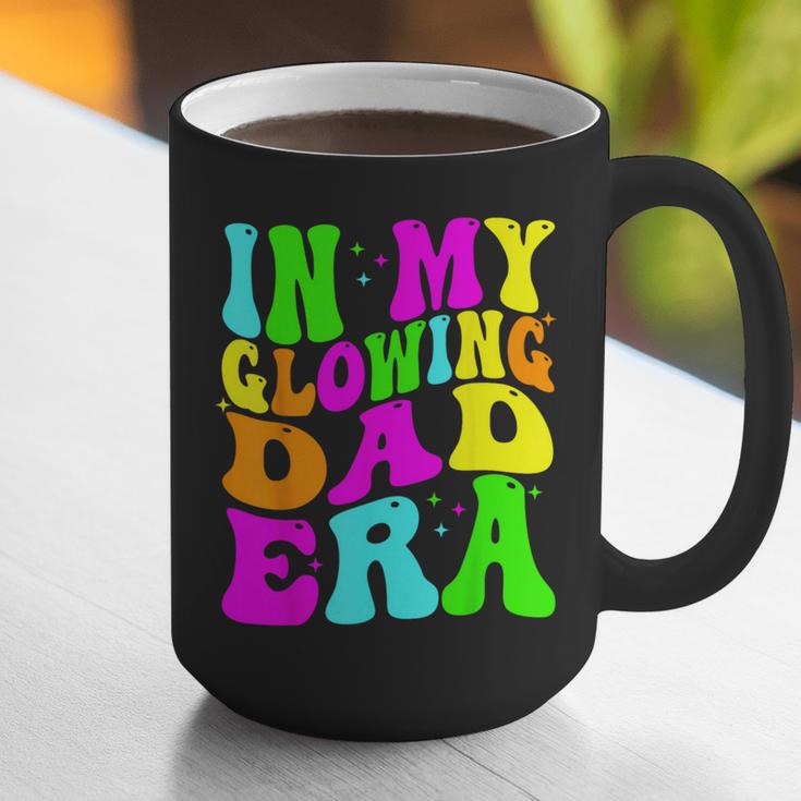 In My Glowing Dad Era Groovy Colorful Bright Graphic Print Coffee Mug