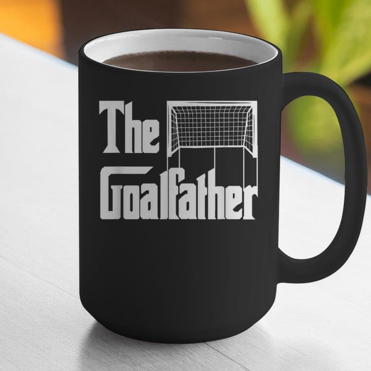 The Goalfather Dad Soccer Goalkeeper Goalie Coach Footballer Graphic Print Coffee Mug
