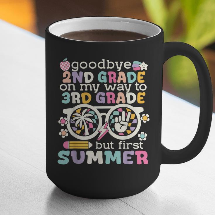 Goodbye 2nd Grade Graduation To 3rd Grade But First Summer Graphic Print Coffee Mug