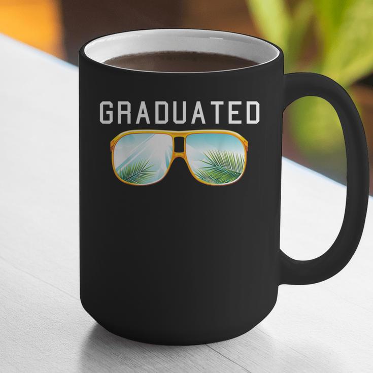 Graduated Graduation Tropical Sunglasses Graphic Print Coffee Mug