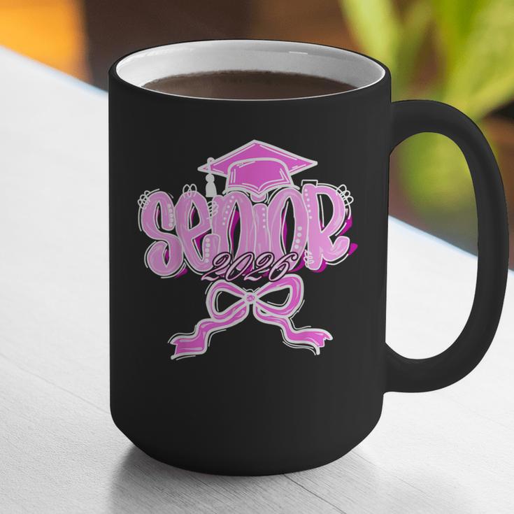 Graduation 2026 Senior 2026 Class Of 2026 Coquette Pink Girl Graphic Print Coffee Mug
