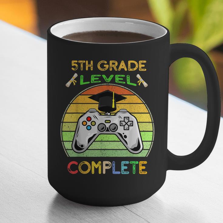 Graduation 5th Grade Level Complete Gamer Class 2021 Gaming Graphic Print Coffee Mug