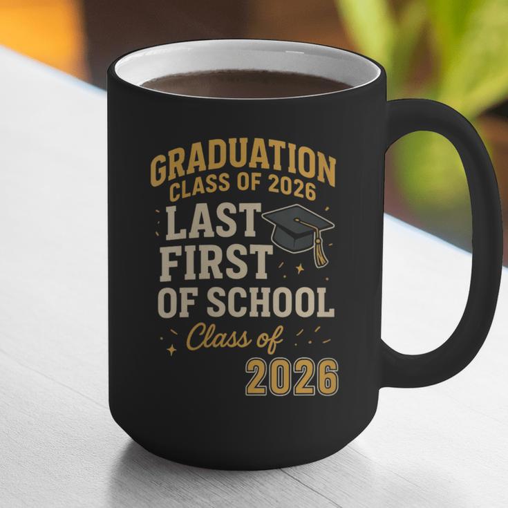 Graduation Class Of 2026 My Last First Day Of School Senior Graphic Print Coffee Mug