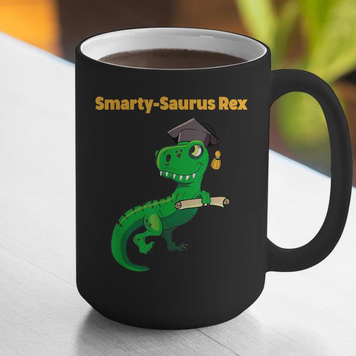 Graduation Dinosaur Smarty Saurus Rex Diploma Dinosaur Graphic Print Coffee Mug