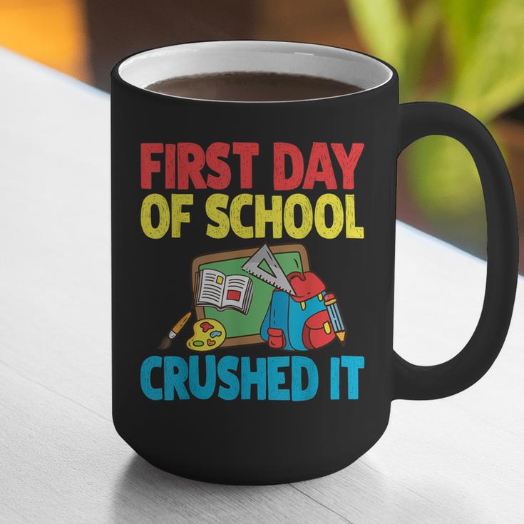 Graduation First Day Of School Crushed It Graphic Print Coffee Mug