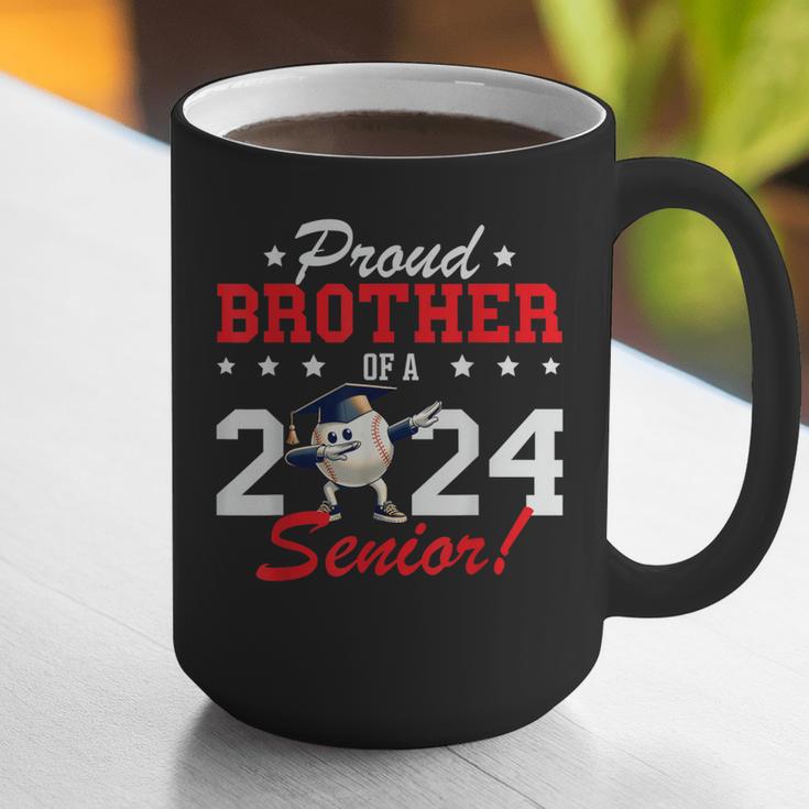 Graduation Proud Brother Of A 2024 Senior Baseball Player Graphic Print Coffee Mug
