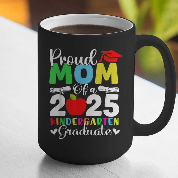 Graduation Proud Mom Of 2025 Kindergarten Graduate Graphic Print Coffee Mug