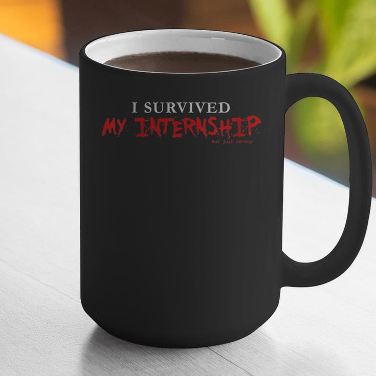Graduation I Survived My Internship But Just Barely Graphic Print Coffee Mug