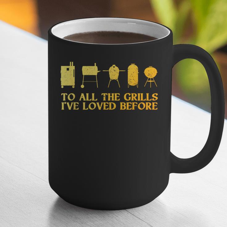 Grilling Art For Men Dad Barbecue Meat Smoking BBQ Graphic Print Coffee Mug