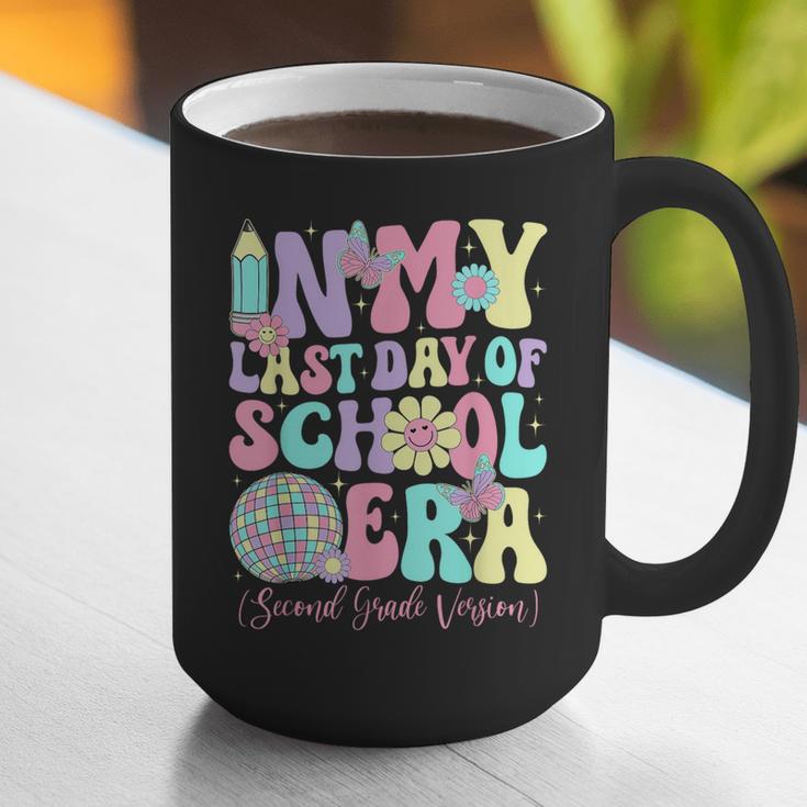 Groovy In My Last Day Of School Era Second Grade Graduation Graphic Print Coffee Mug