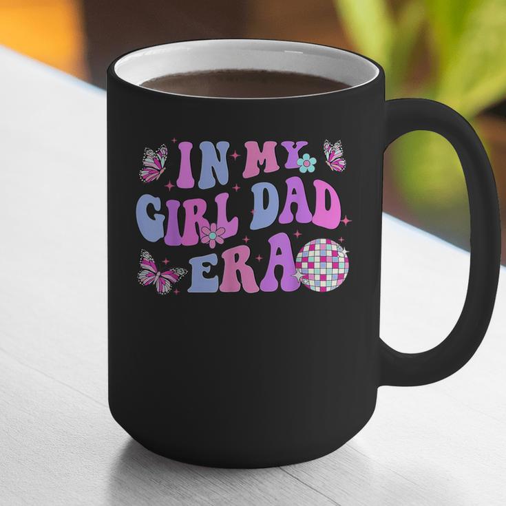 Groovy Retro In My Girl Dad Era Daddy Fathers Day Graphic Print Coffee Mug
