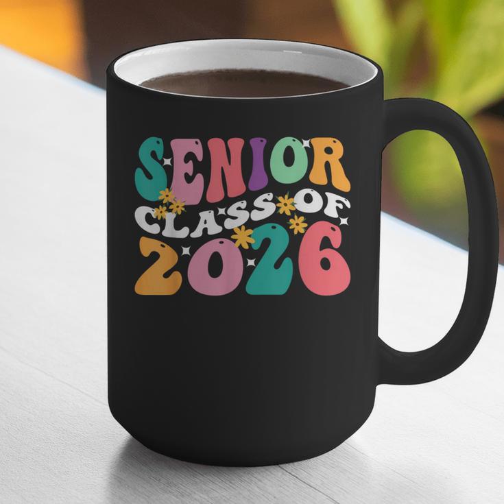 Groovy Senior Class Of 2026 My Last First Day Graduation 26 Graphic Print Coffee Mug