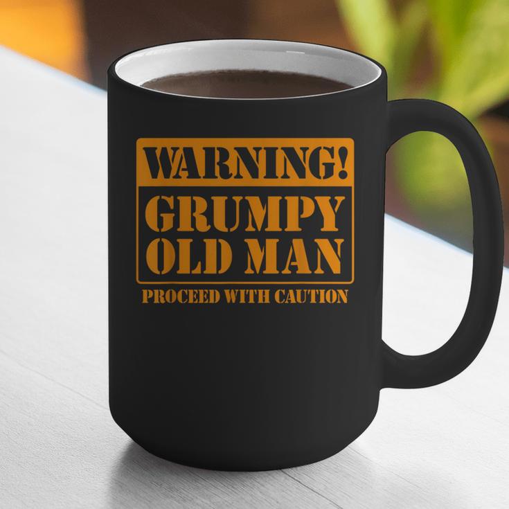 Grumpy Old Man Tee Shirt For Grandfathers Dads Father's Day Graphic Print Coffee Mug