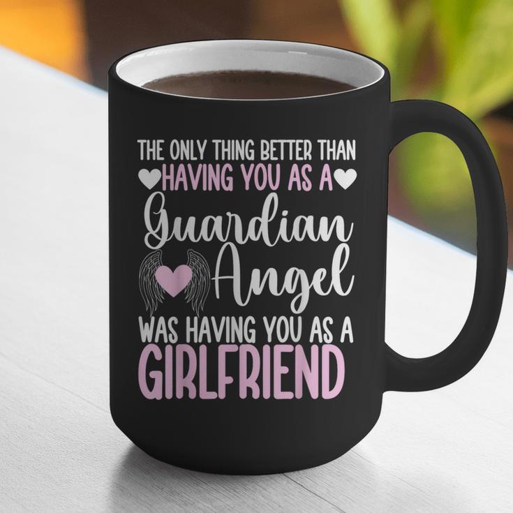 Guardian Angel Memorial In Memory Of Girlfriend Graphic Print Coffee Mug Guardian Angel Memorial In Memory Of Girlfriend Graphic Print Coffee Mug