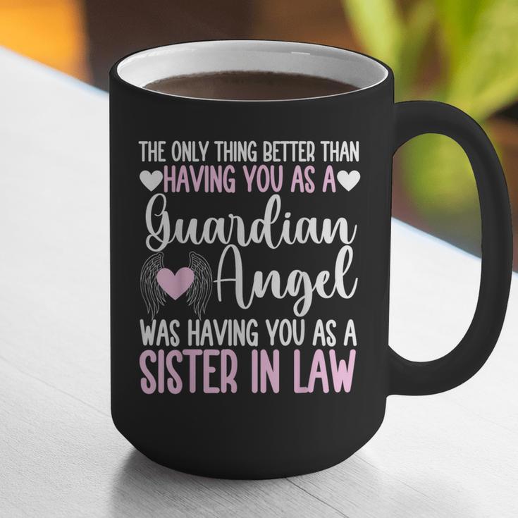Guardian Angel Memorial In Memory Of Sister In Law Graphic Print Coffee Mug Guardian Angel Memorial In Memory Of Sister In Law Graphic Print Coffee Mug