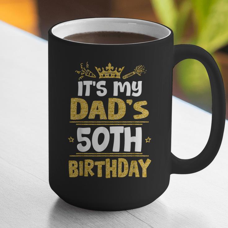 Happy It's My Dad's 50th Birthday 1975 50 Years Old Graphic Print Coffee Mug