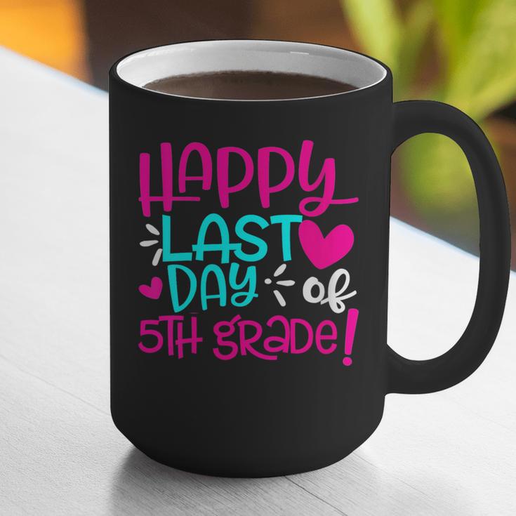 Happy Last Day Of Fifth 5th Grade Teacher Student Graduation Graphic Print Coffee Mug