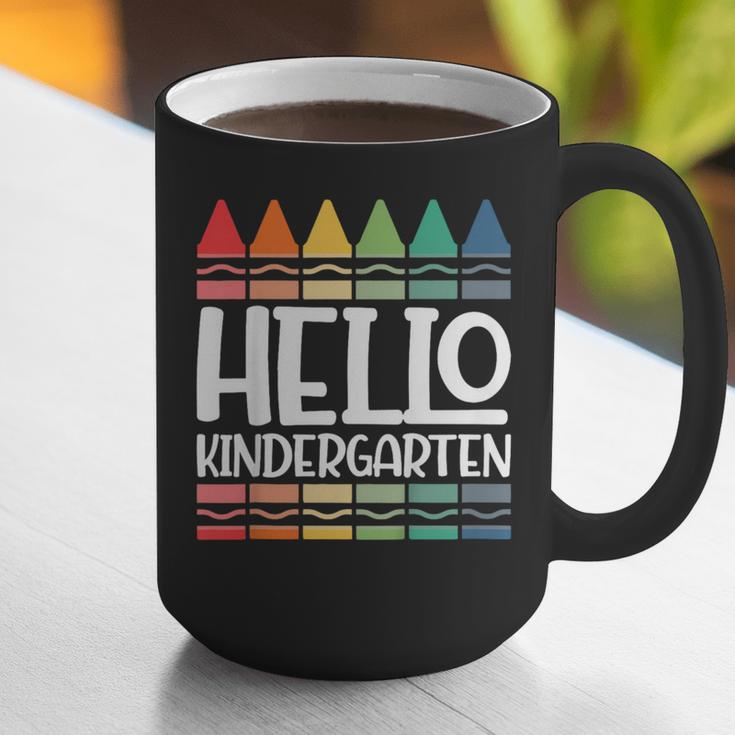 Hello Kindergarten First Day Back To School Graduation Graphic Print Coffee Mug