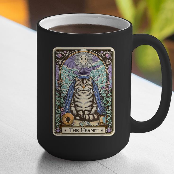The Hermit Cat Tarot Card Introvert By Georgi Graphic Print Coffee Mug The Hermit Cat Tarot Card Introvert By Georgi Graphic Print Coffee Mug