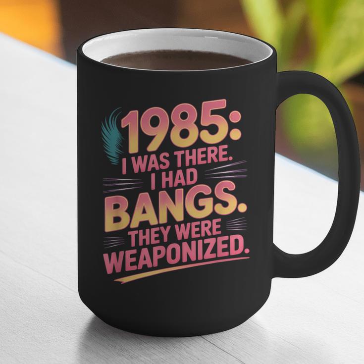 Hilarious 1985 Big Hair Bangs Joke For Gen X Nostalgia Graphic Print Coffee Mug Hilarious 1985 Big Hair Bangs Joke For Gen X Nostalgia Graphic Print Coffee Mug