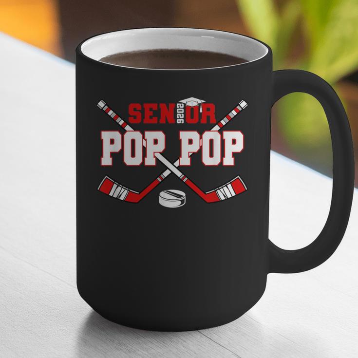 Hockey Senior Pop Pop Graduation Class Of 2026 Kids Graphic Print Coffee Mug