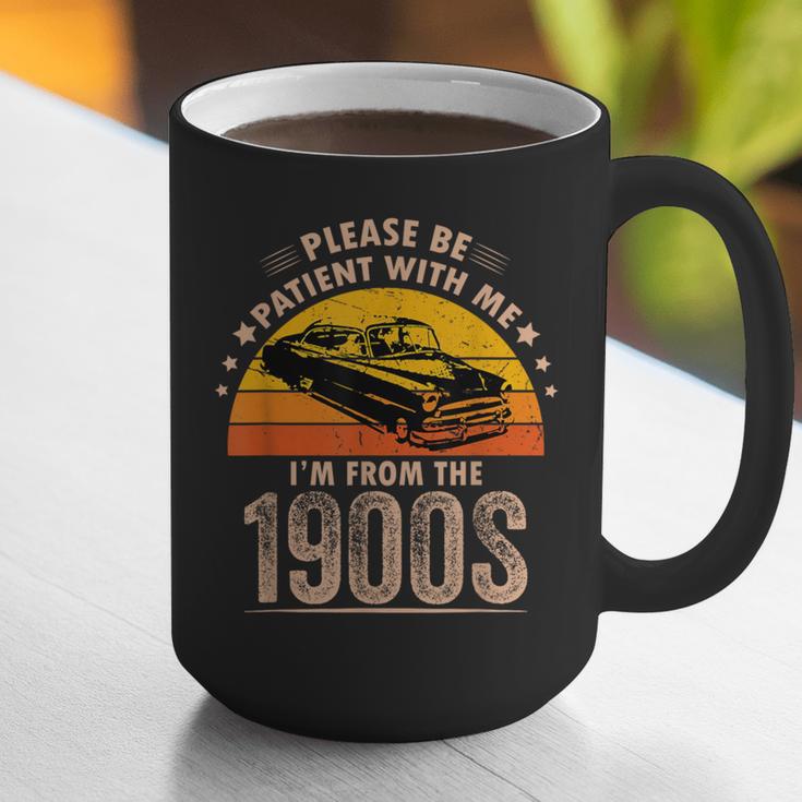 Humorous Saying Please Be Patient With Me I'm From The 1900s Graphic Print Coffee Mug