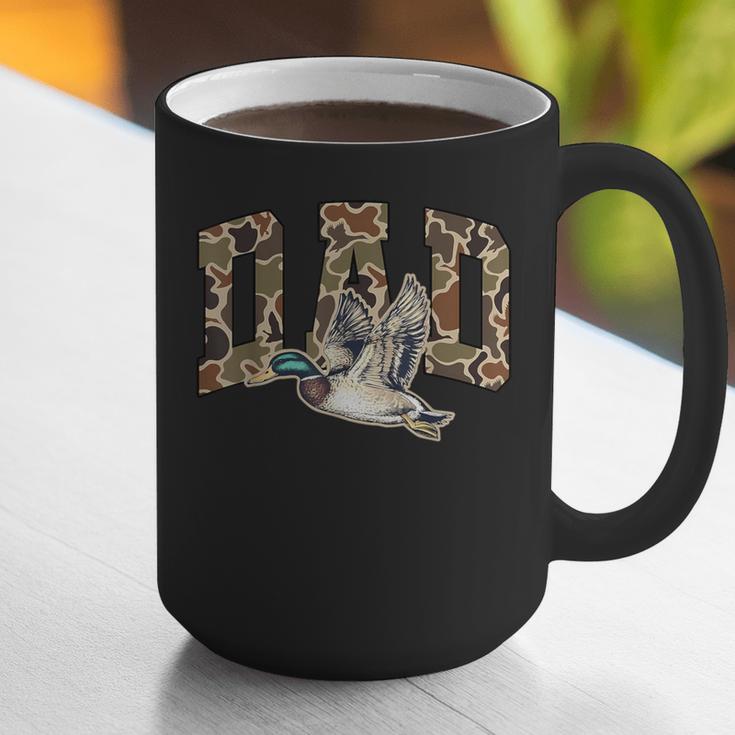 Hunting Dad Duck Camouflage Camo Preppy Camo Dad Camo Graphic Print Coffee Mug