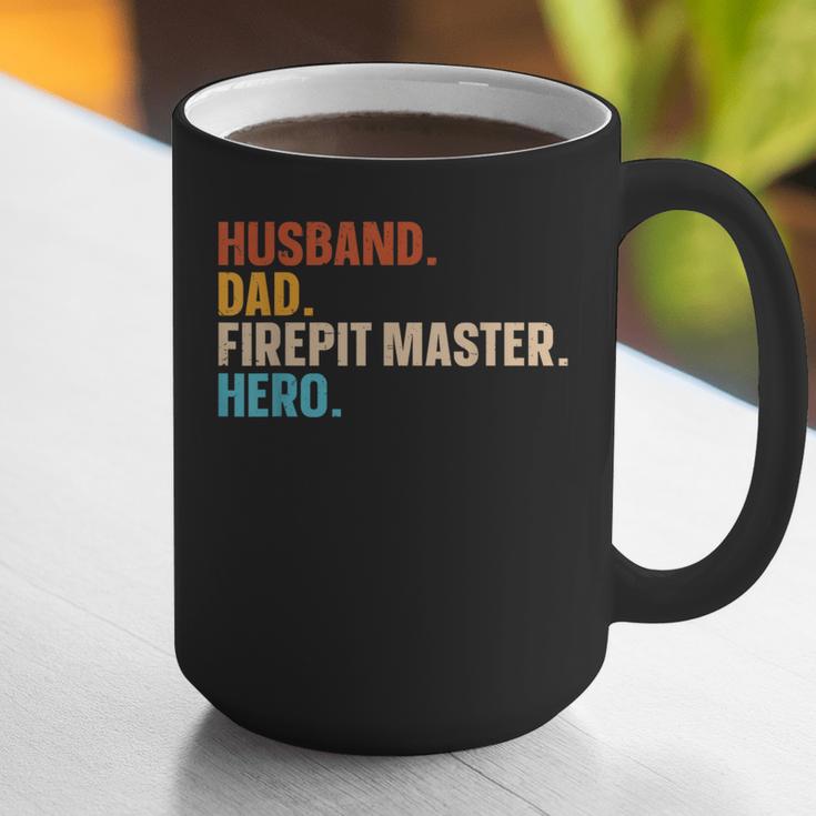 Husband Dad Firepit Master Hero Graphic Print Coffee Mug Husband Dad Firepit Master Hero Graphic Print Coffee Mug