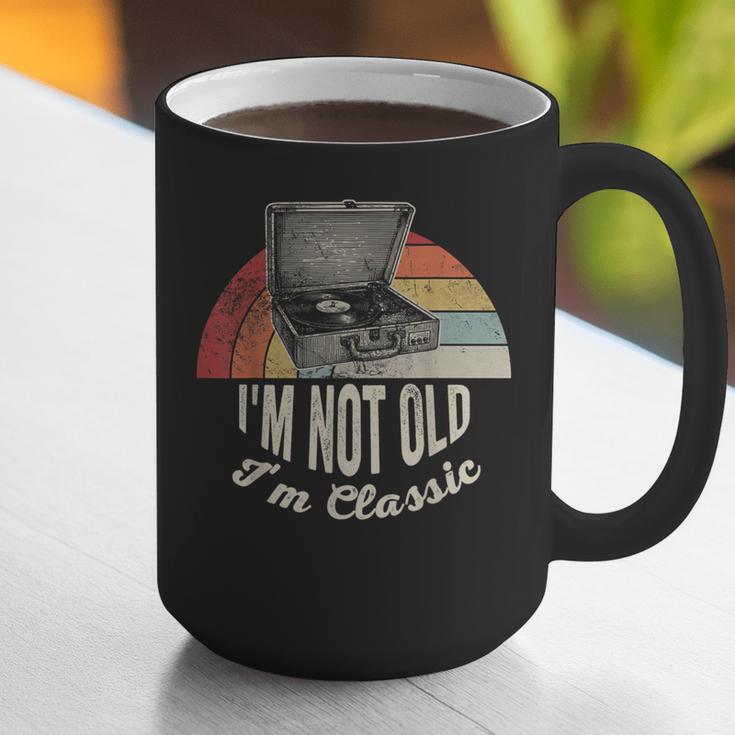 I'm Not Old I'm Classic Retro Record Nostalgia Graphic Print Coffee Mug
