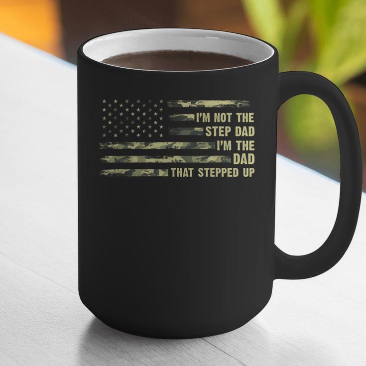 I'm Not The Step Dad I'm The Dad That Stepped Up Camouflage Graphic Print Coffee Mug