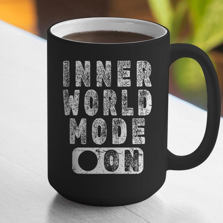 Inner World Mode On Introvert Saying Graphic Print Coffee Mug Inner World Mode On Introvert Saying Graphic Print Coffee Mug