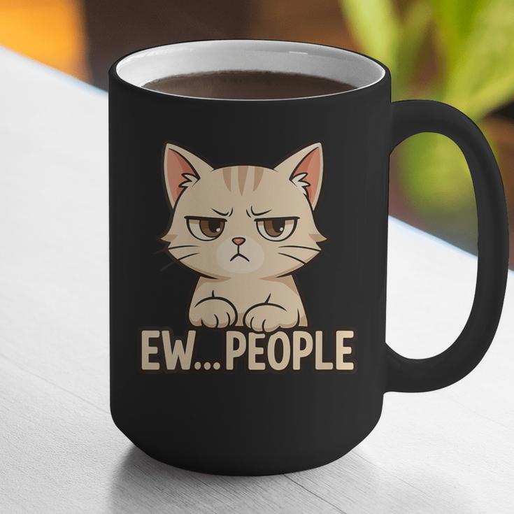Introvert Anime Cat Ew People Graphic Print Coffee Mug Introvert Anime Cat Ew People Graphic Print Coffee Mug