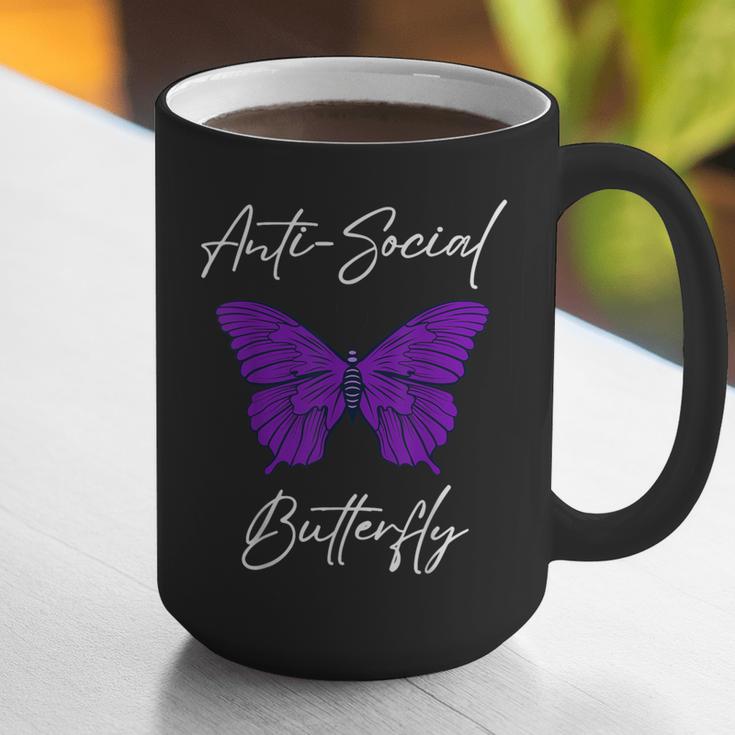 Introvert Antisocial Butterfly For Women Men Graphic Print Coffee Mug Introvert Antisocial Butterfly For Women Men Graphic Print Coffee Mug